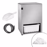 Profesionalna drobilica za led - 5 kg/min - 140 W - uklj. spremnik 5 kg - nehrđajući čelik