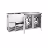 Banco spillatura birra PREMIUM - 1950x700mm - 2 porte