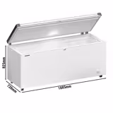 LIEBHERR | Zamrażarka skrzyniowa - 1885x720mm - 542 litry - Plastikowa pokrywa