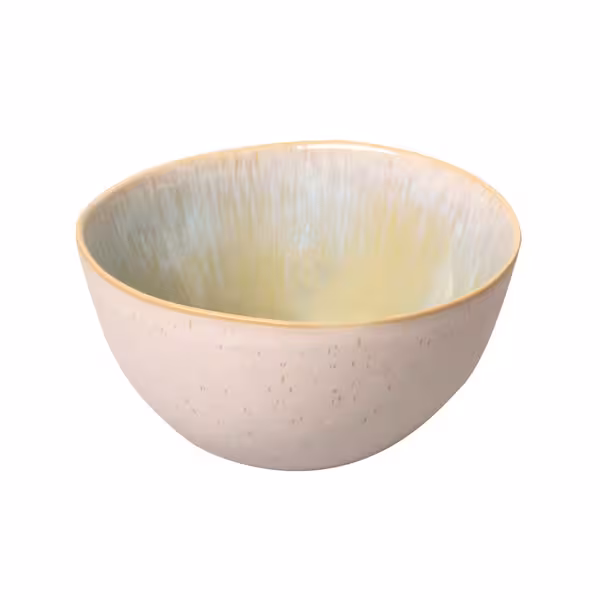 (6 pcs) Dessert Bowl - Light Blue Sea - Stoneware - 800ml - round - Ø 150mm - Blue