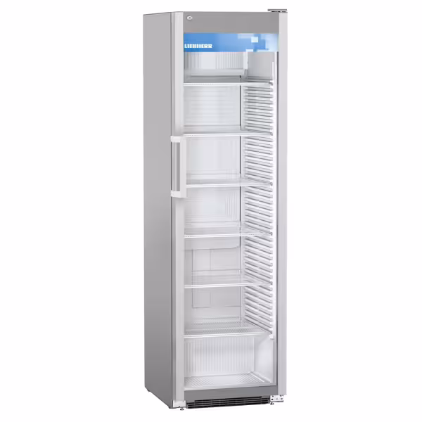 LIEBHERR | Drankenkoelkast PREMIUM - 441 liter - 1 glazen deur & Reclamedisplay - Grijs