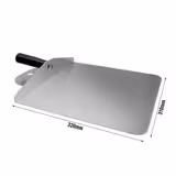 Commercial Pizza Peel - Aluminium - with Black Handle
