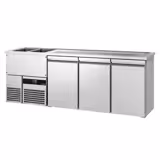Biertheke PREMIUM - 2500x700mm - 3 Türen