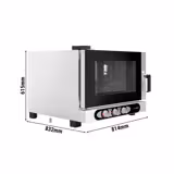 Elettrico - Forno combinato a vapore - Elettromeccanico - 4x GN 1/1 oppure 4x EN 600x400