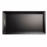 (6 unid) Tabuleiro GN GN 1/2 - FRIENDLY - Plástico PET reciclado - 325x265mm - Altura: 30mm - Preto - empilhável - resistente à máquina de lavar loiça - resistente a impactos