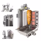 Gas Robot per Kebab professionale - 4 bruciatori - max 95kg - Da pavimento