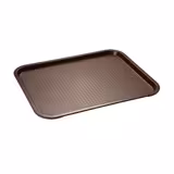 (6 pièces) Plateau FAST FOOD – polypropylène – 350×270 mm – Marron