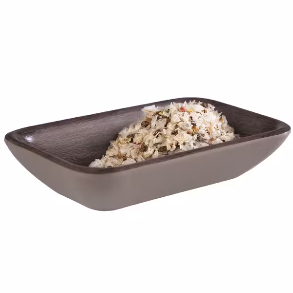 (20 pcs) Bowl - OAK - Melamine - 0.10L - 115x70mm - Depth: 25mm - Brown