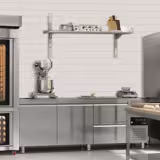Mensola a parete in acciaio inox PREMIUM - 1500x300mm - con 2 ripiani