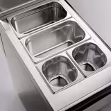 Baño María eléctrico - GN 1/1 + 1/3 - 1,60 kW - con grifo de vaciado