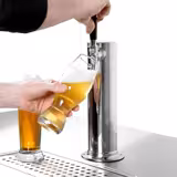 Tireuse à bière professionnelle - 1x 50L fûts - 1 robinet - 600x780mm - 1 porte