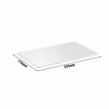 (6 stuks) GN-dienblad ZERO - Melamine - GN 1/3 - hoogte: 15mm - Wit