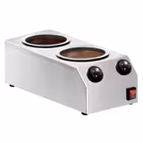 Commercial Chocolate Melter – 2× GN 1/4 pans + lids - 0–50°C - Dry heat - 600 W
