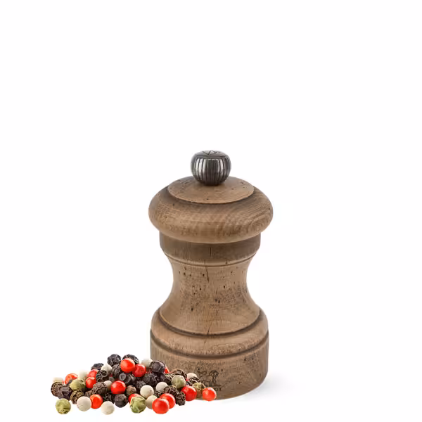 (6 Stück) PEUGEOT | BISTRO - Pfeffermühle - Holz - Antique - Höhe: 100mm
