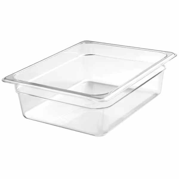 (6 Stück) CAMBRO | CAMVIEW® - Copolymer-Behälter GN 1/2 - Transparent - Höhe: 100mm - BPA-Frei