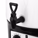 Veden- ja glöginkeitin – 27 L – 1,8 kW – valkoinen – hanalla ja ajastimella