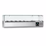 Opzetkoelvitrine PREMIUM - 1500x395mm - 6x GN 1/3