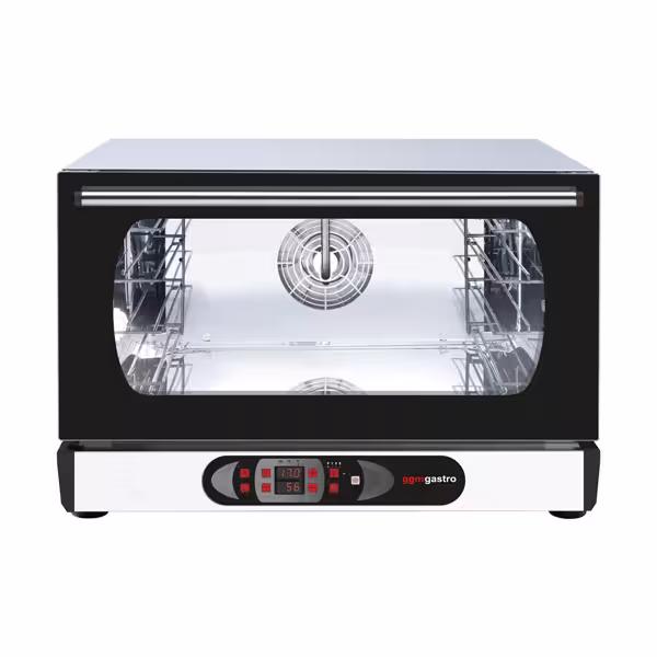 Elektrisch Heteluchtoven - Digitaal - 3x GN 1/1 - met wateraansluiting - compact