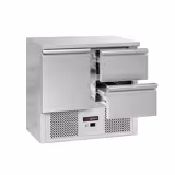 Tavolo refrigerato ECO - 900x700mm - con 1 porta e 2 cassetti