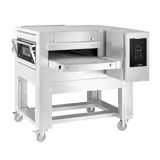 Four à convoyeur électrique - 1400 x 2000 mm - écran tactile - Largeur de bande : 650 mm - avec support inclus