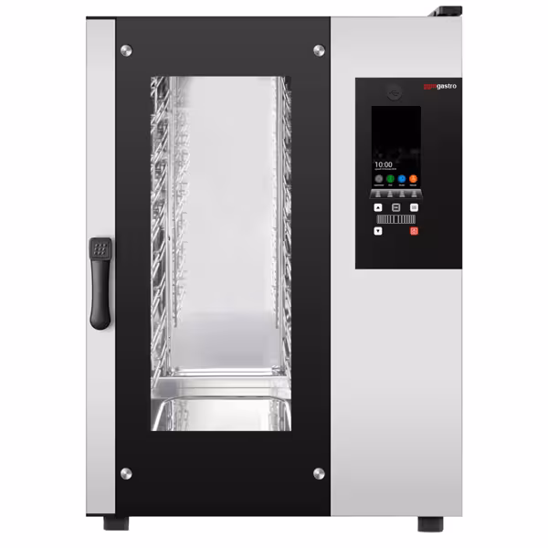 Elektrisch-Combisteamer - Touch - touchscreen - 10x GN 1/1 - incl. temperatuurvoeler