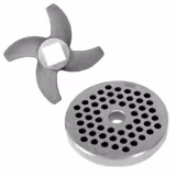Tritacarne elettrico professionale 32 da banco - 650kg/h - 2,20kW - refrigerato - piastra 4,5mm