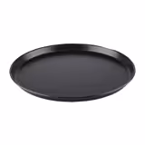 (6 st) Pizzaplåt - blåplåt/blått stål - Ø 360 mm - Höjd: 25 mm