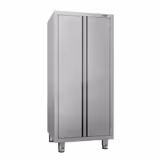 Armadio per stoviglie in acciaio inox ECO - 800x600mm - 2 porte a battente - Altezza: 1800mm