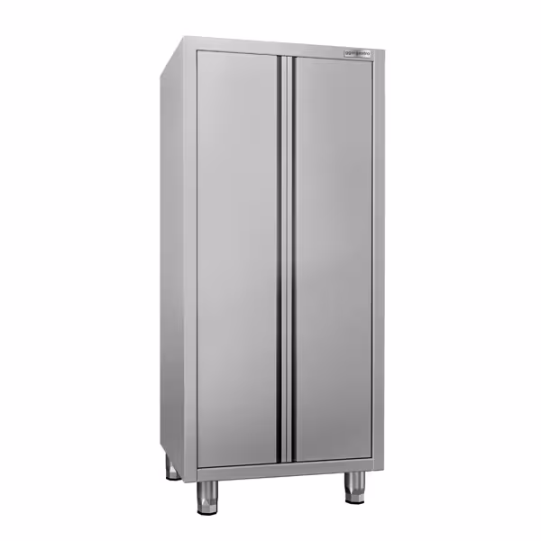 RVS hoge kast AISI 304 ECO - 800x600mm - 2 deuren - hoogte: 1800mm