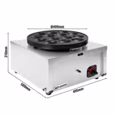 Commercial Gas Mini Pancake Maker - Thermostatic Control