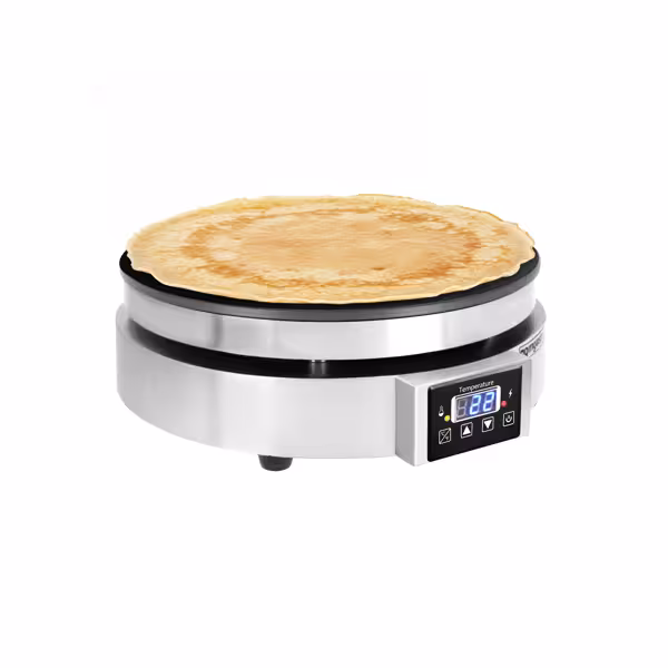 Crêpemaskin - digital - med 1 tallrik - Ø 370 mm