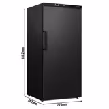 Commercial Upright Freezer ECO - 510L - Single Door - Black