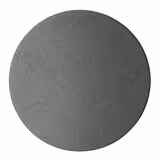 Prensa de hambúrguer em ferro fundido - Ø 150mm - liso - 800g - Preto