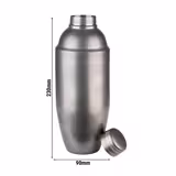 (6 Stück) Shaker - CLASSIC - 3-teiliges Set - Edelstahl - 0,7 Liter