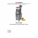 Curățător electric de cartofi - 225 kg/h - 950 wați - 230 volți