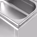 Elektrische bain-marie - 1,2 kW - 1x GN 1/1 met 200mm hoogte - met aftapkraan