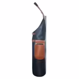 (6 pieces) KARLOWSKY | Professional Leather Bib Apron – Ink Blue - 600×820 mm
