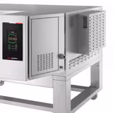 Electric Conveyor Pizza Oven - 1260x1750mm (49.6"x68.9") - 3 Phase - Touchscreen Controls - Belt width: 500mm (19.7") - up to 350°C - incl. Base frame - with Wheels