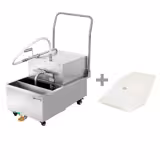 Frittierölfilter mit Ablasshahn - 48 Liter/Minute - 550 Watt