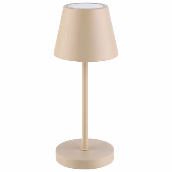 Table lamp - MERLE MICRO - dimmable in 3 steps - Ø 80mm - Sand