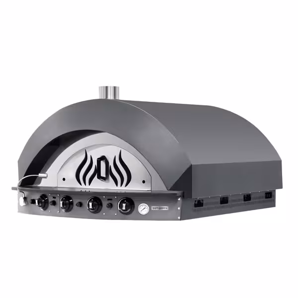 Gas Pizzaofen - 9x 25cm - Manuell - Anthrazit