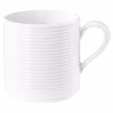 (6 pièces) SELTMANN WEIDEN | Tasse avec anse - 0,28 litre - Blanc
