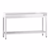 Butcher table PREMIUM - 1,6 m - worktop 40 mm