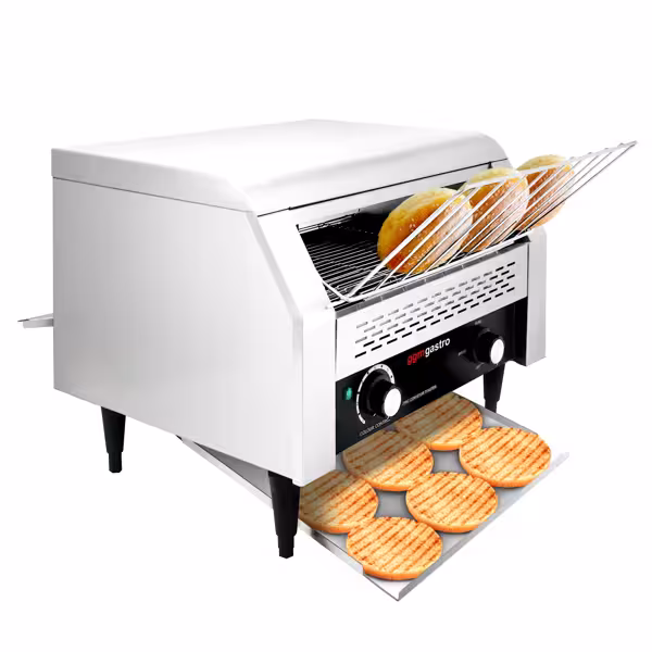 Doorloop broodrooster - 2,6 kW - 450-500 toasts/uur