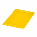 (6 pièces) CAMBRO | SafeTrak - Couvercle en polypropylène GN 1/4 - Jaune