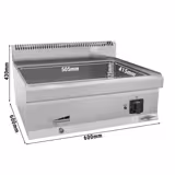 Elektro Bain-Marie - 1,2 kW - 1x GN 1/1 & 3x GN 1/9