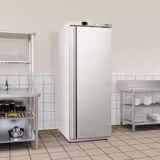 Lagerkühlschrank Edelstahl ECO - 400 Liter - mit 1 Tür - Innenseite der Tür aus Kunststoff