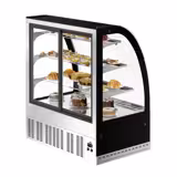 Koel- & Gebaksvitrine - 414 liter - 1200mm - dubbel glas - met 3 glazen plateaus