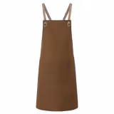 (6 pieces) KARLOWSKY | Adjustable Cross-Back Bib Apron Urban Nature – Cinnamon - 700×850 mm