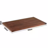 Tabuleiro - Madeira - 585x350mm - Altura: 20mm - Nogueira